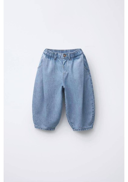 La Ciel Paris Çocuk Denim Pantolon Mavi – Rahat Kesim