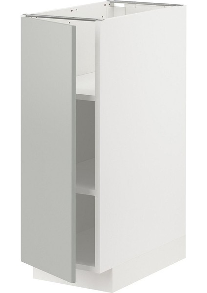 Kapaklı Alt Dolap, Havstorp Açık Gri, 30X60 Cm, 1 Kapaklı