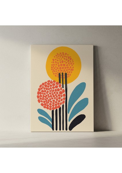 Soyut Nokta Desenli Modern Sanat Tablosu fiyatları