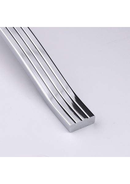 Mobilya Kulpu 256 mm Vida Aralığı Paslanmaz Sağlam Kulpları Kulbu Krom Gümüş Çizgili Metal 10 Adet indirimleri