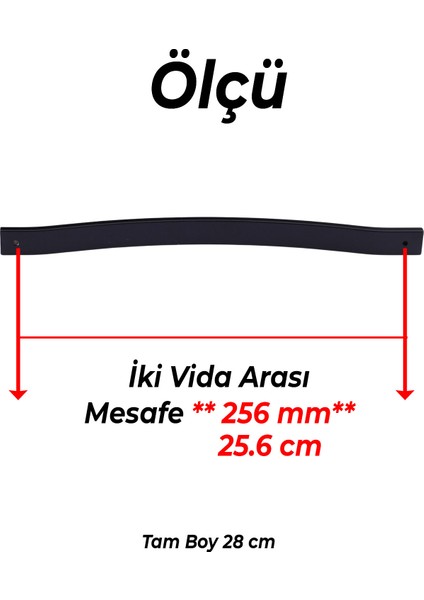 Mobilya Kulpu 256 mm Vida Aralığı Paslanmaz Sağlam Uzun Ömürlü Tasarım Siyah Çizgili Metal fiyatları
