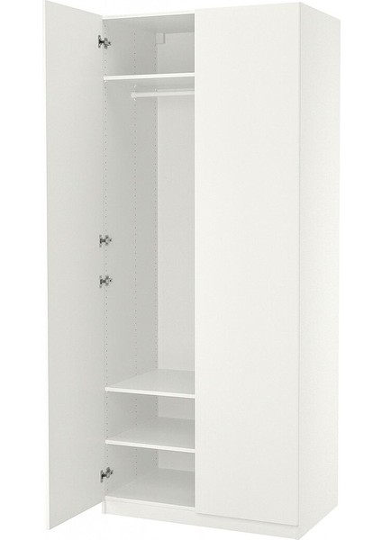Pax Gardırop, Beyaz, 100X60X236 cm