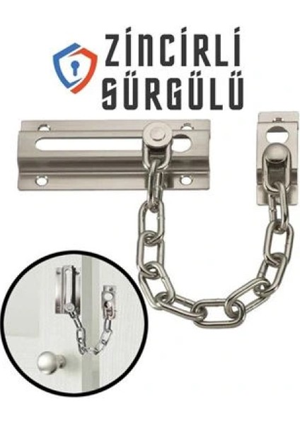 Modacar Sürgülü Kapı Emniyet Kilidi Saten