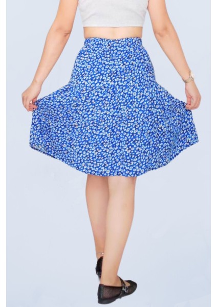 Viskon Kumaş Midi Boy Şort Etek fırsatları