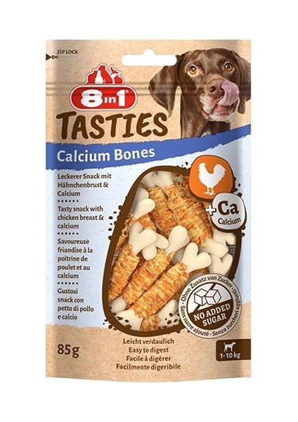 Tasties Calcium Bones Tavuklu Sargılı Köpek Kemik Ödülü 85 gr