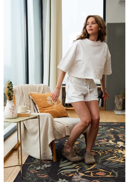 Anesha Crop Basic Kadın Tişört modelleri