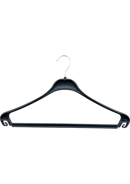 Takım Elbise Askısı, Mont-Kaban Askısı, Gelinlik Askısı, Siyah Renk 10 Adet indirimleri