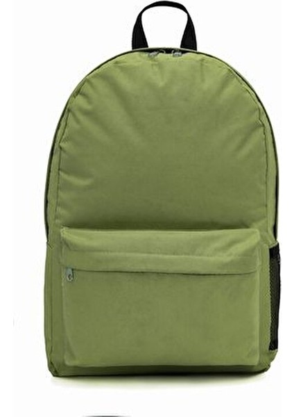 Sırt Çantası Haki Su Geçirmez Dayanıklı Kadın Kullanımı İçin 45x32x12 Cm