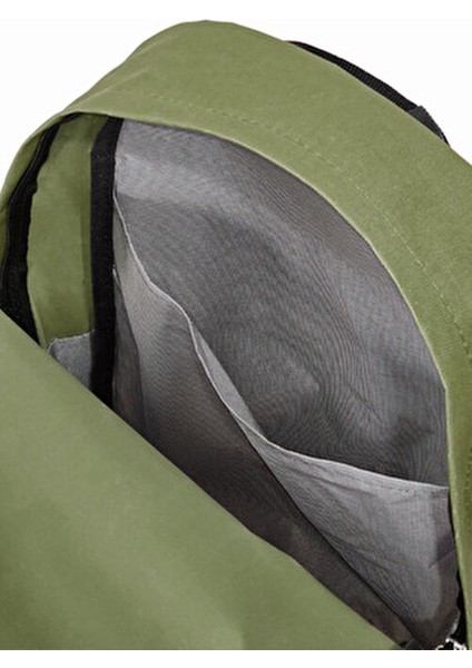 Sırt Çantası Haki Su Geçirmez Dayanıklı Kadın Kullanımı İçin 45x32x12 Cm