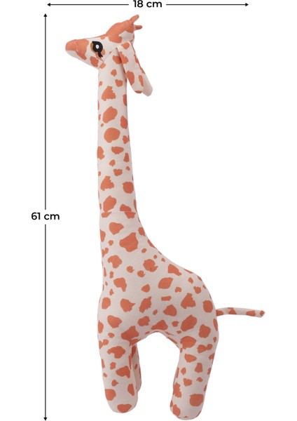 2’li Peluş Zürafa ve Koyu Pembe Tavşan Seti Hediyelik Sevimli Oyuncak indirimleri