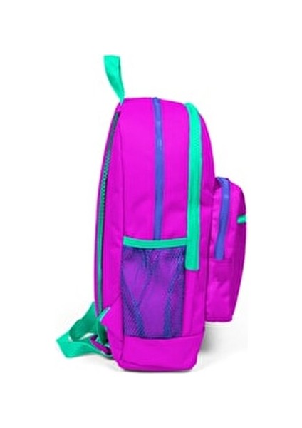 Pembe Dört Bölmeli Okul Çantası Ortopedik Sırt Yapısı ile 27x38x14 Cm