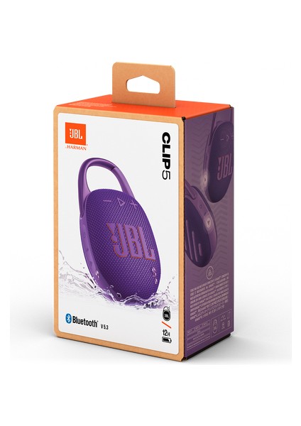 Clip 5 Taşınabilir Bluetooth Hoparlör Mor fiyatları