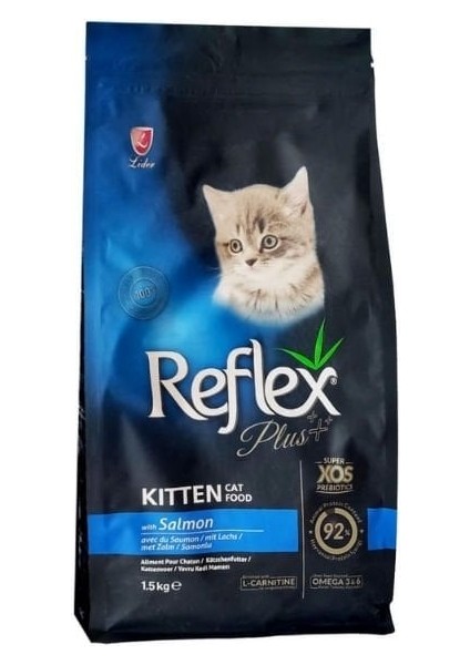 Plus Somonlu ve Pirinçli Yavru Kedi Maması 1.5 kg