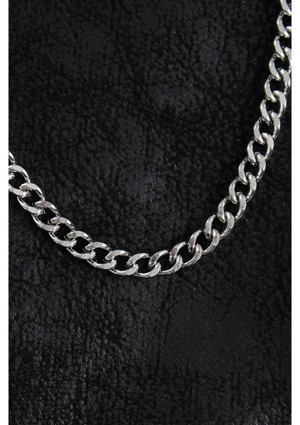 316L Çelik Klasik Zincir Model Gümüş Renk Erkek Kolye - TJ-ERK1388 fiyatları