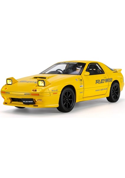 Alaşımlı Araba Modeli 1:24 Mazda Rx7 Spor Araba Ses Geri Çekme Işığı Oyuncak Araba Müzik Modeli Süsleri (Yurt Dışından) fiyatları