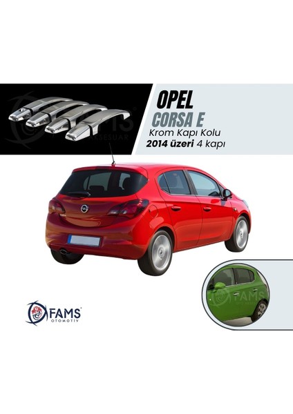 Opel Corsa E 2014> Kapı Kolu 4 Kapı P.çelik