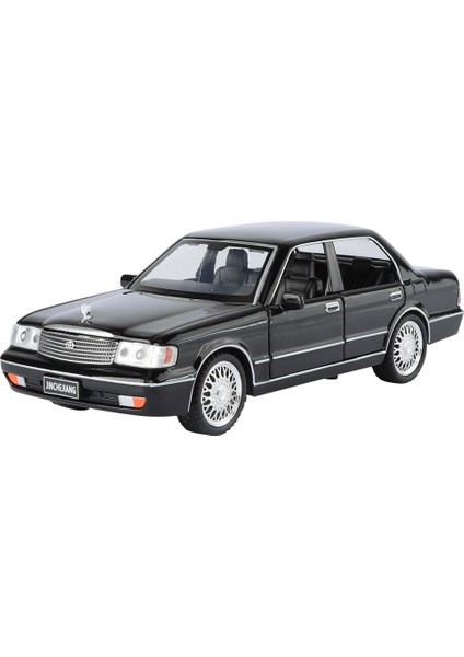 1:32 Toyota Crown Tiger Head Benz Çocuk Alaşımlı Araba Modeli Ses ve Işık Oyuncak Araba Süsleri (Yurt Dışından)