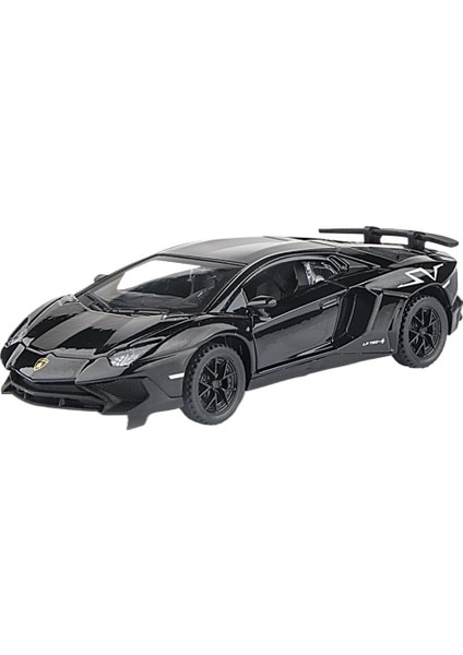 1:32 Lamborghini 750 Alaşım Araba Modeli Simülasyonu Arazi Aracı Çocuk Ses Çekme Arabası (14,2*3,6*6,4cm) (Yurt Dışından)