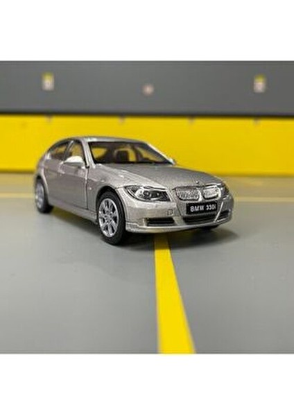 Bmw 330I 1/36 Ölçek Diecast Metal Model Araba Oyuncak Araba Çek Bırak Araba