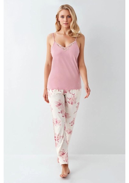 Kadın Desenli Modal Sabahlık & Pijama Takımı Kutulu Set fırsatları