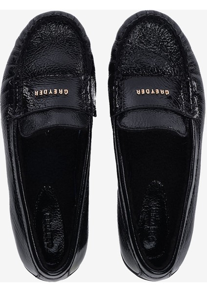 Kadın Siyah Hakiki Deri Comfort Ayakkabı 5K2CA34395