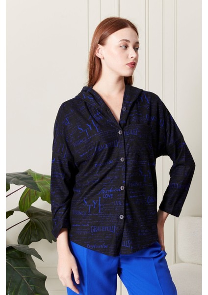 Süet Kadife Kapüşonlu Oversize Gömlek-Pera indirimleri