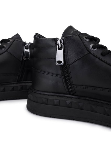 Erkek Hakiki Deri Siyah Deri Sneakers & Spor Bot 352 23521 Erk Bot SK25-26 Sıyah Dr indirimleri