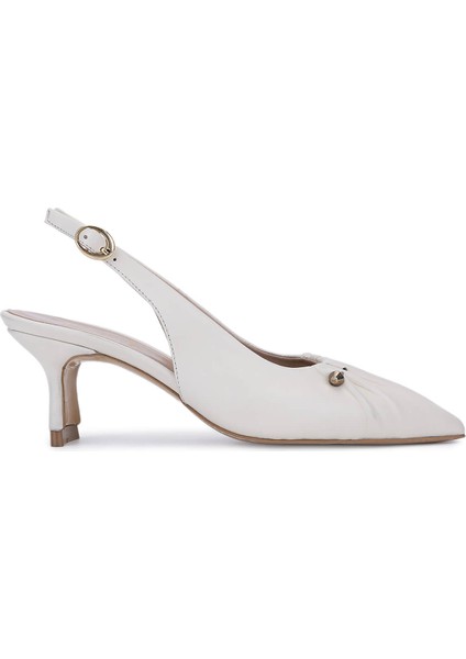 Kadın Hakiki Deri Bej Babet Ayakkabı 820 872 Bn Ayk Y25 Bej Dr