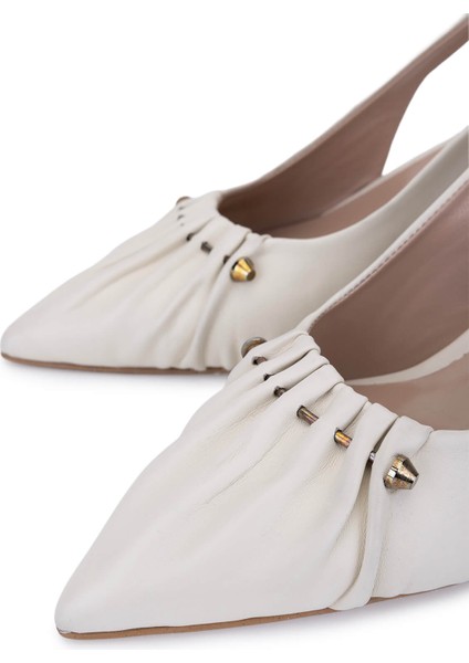 Kadın Hakiki Deri Bej Babet Ayakkabı 820 872 Bn Ayk Y25 Bej Dr modelleri