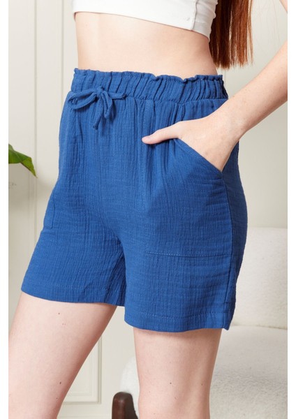 %100 Koton Mollis Kumaş Şort modelleri