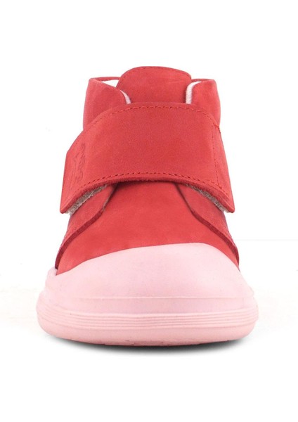 Yoohoo Hakiki Deri Nar Çiçeği Pembe Cırtlı Kız Bebek Bot modelleri