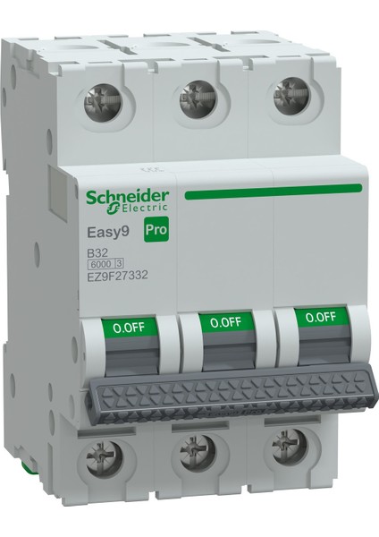 Pro 3 Faz 32A 6 Ka B Tipi Sigorta EZ9F27332