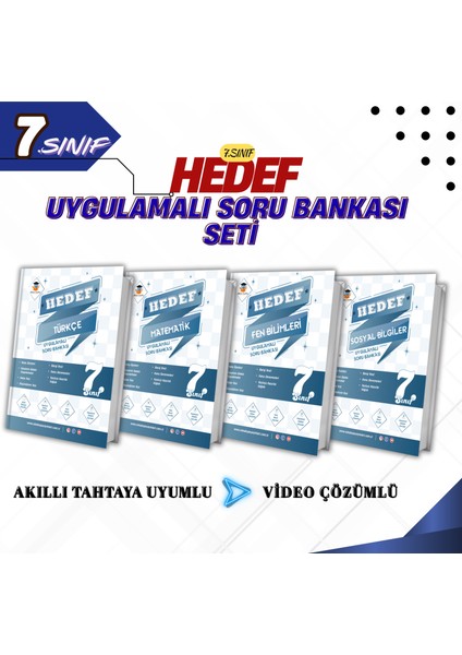 7.sınıf Hedef Konu Özetli Soru Bankaları Seti fiyatları