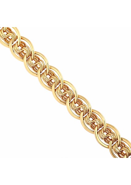 Agakulche Nonna 7,7 mm Altın Bileklik modelleri