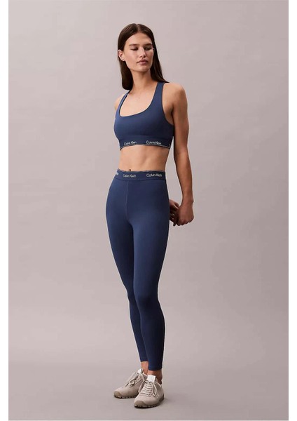 Kadın Orta Destekli Yarışçı Sırtı Spor Sütyeni - Mavi indirimleri