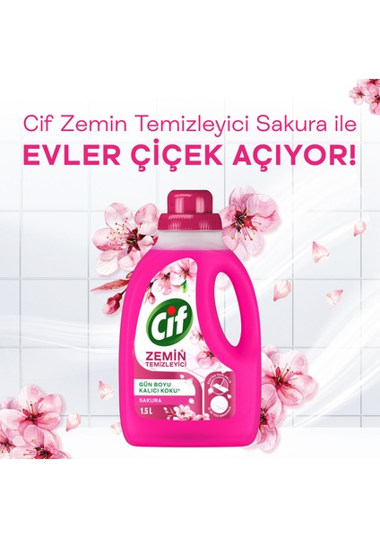 Zemin Temizleyici Sakura 1500 ml X3