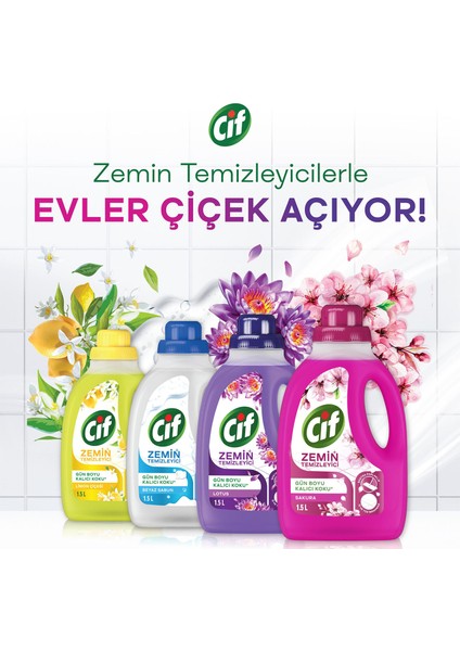 Zemin Temizleyici Sakura 1500 ml X3