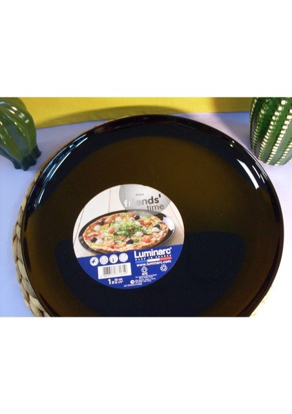 Faya Home Arcopal Siyah 32 cm Pizza Tabağı 2 Adet fırsatları