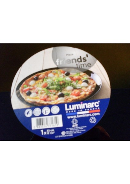 Faya Home Arcopal Siyah 32 cm Pizza Tabağı 2 Adet indirimleri