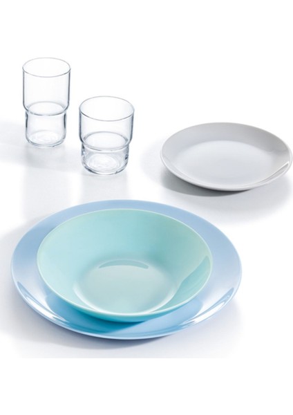 6' Lı Zelıe Beyaz 21 cm Yemek Tabağı. fiyatları