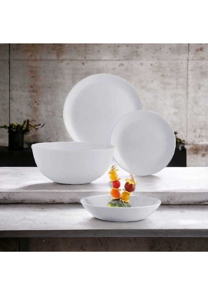 Diwali White 48 Parça Yemek Seti fiyatları