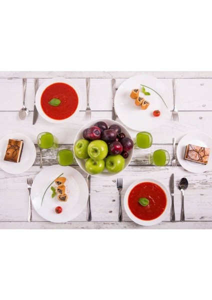 Etiketli Arcopal 6' Lı Zelıe Beyaz 19 cm Pasta Tabağı modelleri