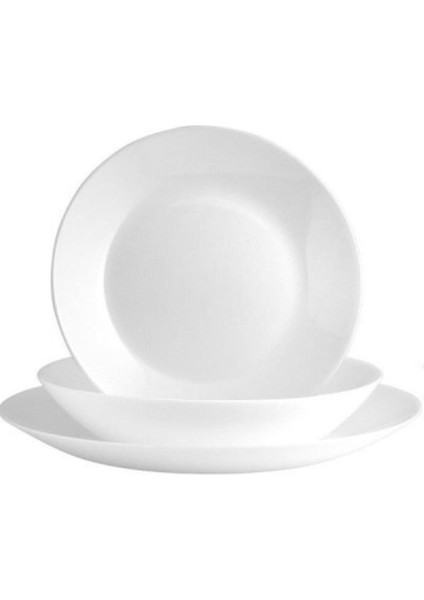 Etiketli Arcopal 6' Lı Zelıe Beyaz 19 cm Pasta Tabağı fırsatları