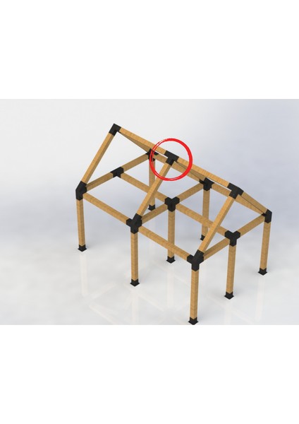 Çardak Pergole Birleştirme Aparatı 4 Kanallı 90 Derece (9x9 ve 10X10 Seçenekleriyle) fiyatları