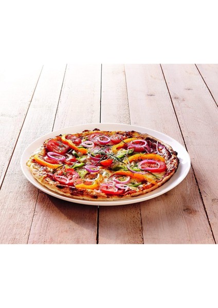 Italya Partisi Yemek Takımı Beyaz 6'lı Pizza Tabağı 32 cm 6 Parça indirimleri