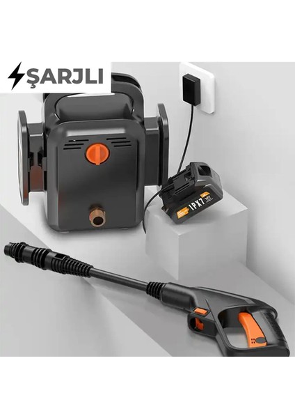 Powermaster PM-24688 Pratik Yüksek Basınçlı Araç Oto Yıkama Makinesi Kovadan Su Çekme Özellikli fiyatları
