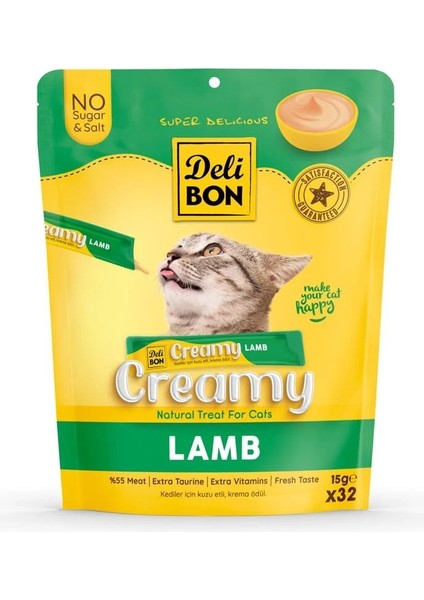 Creamy Ödül Maması Kuzulu 15GR 32LI Paket