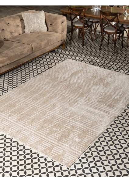 Nomad Etnik Desenli Modern Makine Halısı – Krem & Bej | Salon, Yatak Odası, Mutfak, Yolluk. Oturma Odası – Nmd-05 Nmd-05