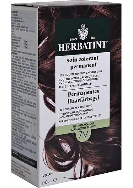 Saç Boyası 7m Blond Acajou - Mahogany Blonde 170 ml