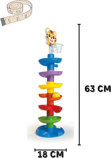 Top Yuvarlama Kulesi – 63 cm Top Kulesi Eğitici Oyuncak fiyatları